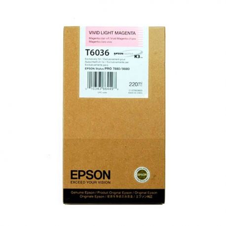 Cartouche Epson T6036 Magenta Claire 220ML Cartouche Epson T6036 Magenta Claire 220ML