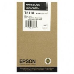 Cartouche Epson T6118 Noire Mate 110ML