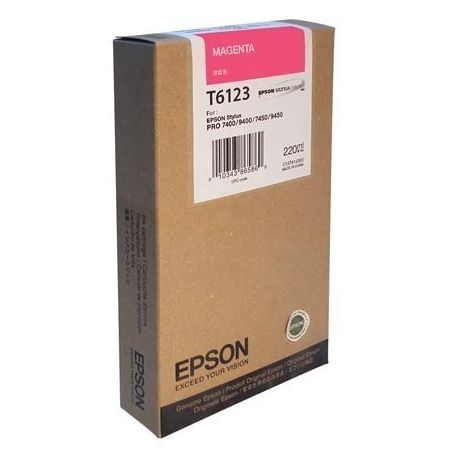 Cartouche Epson T6123 Magenta 220ML
