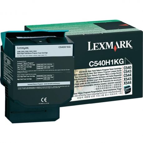 Toner Lexmark C540H1KG Noir 2500 Pages Toner Lexmark C540H1KG Noir 2500 Pages