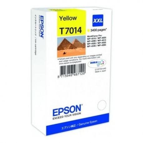 Cartouche Epson T7014 XXL Jaune 34ML