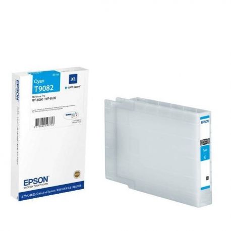 Cartouche Epson WF6090/6590 XL Cyan 4000 Pages Cartouche Epson WF6090/6590 XL Cyan 4000 Pages