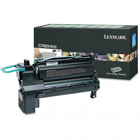 Toner Lexmark C792X1KG Noir 20000 Pages