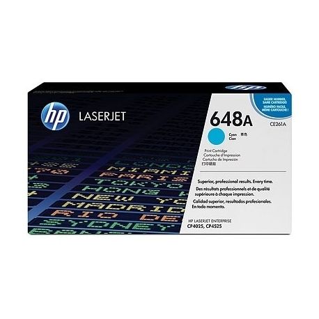 Toner Hp N°648A Cyan 11000 Pages Toner Hp N°648A Cyan 11000 Pages