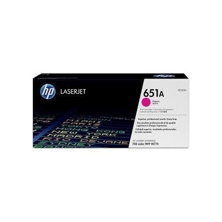Toner Hp N°651A Magenta 16000 Pages Toner Hp N°651A Magenta 16000 Pages