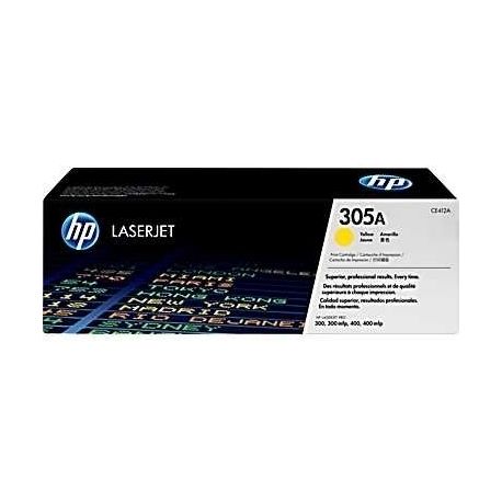 Toner Hp N°305A Pour M351/M451 Jaune 2600 Pages Toner Hp N°305A Pour M351/M451 Jaune 2600 Pages