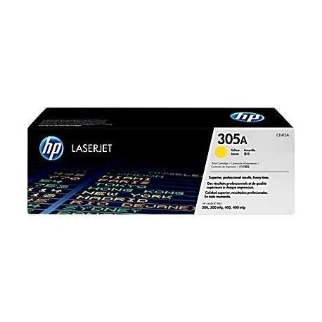 Toner Hp N°305A Pour M351/M451 Jaune 2600 Pages