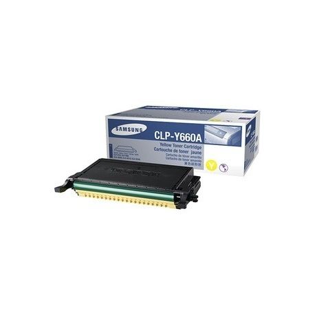 Toner Samsung CLP660 Jaune 2000 Pages Toner Samsung CLP660 Jaune 2000 Pages