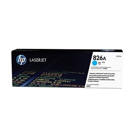 Toner Hp N°826A Cyan 31500 Pages