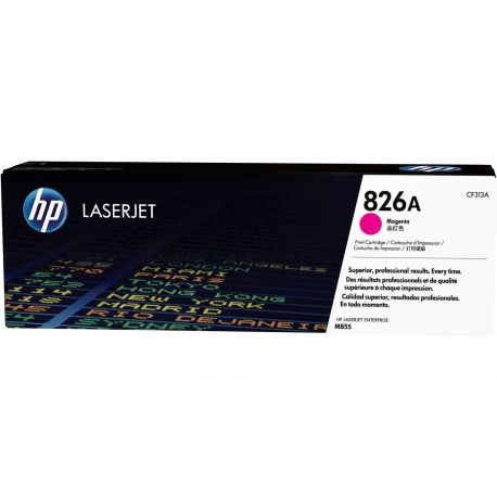 Toner Hp N°826A Magenta 31500 Pages Toner Hp N°826A Magenta 31500 Pages