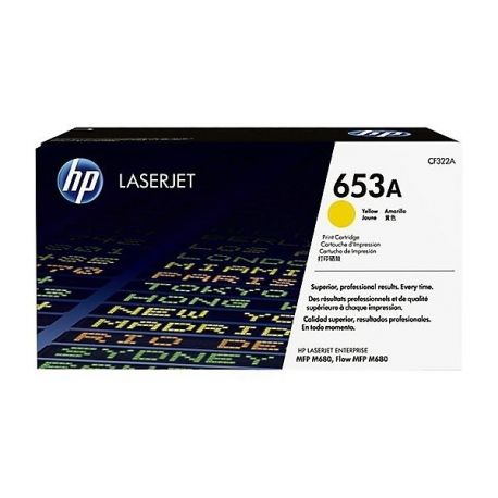 Toner Hp N°653A Jaune 16500 Pages Toner Hp N°653A Jaune 16500 Pages
