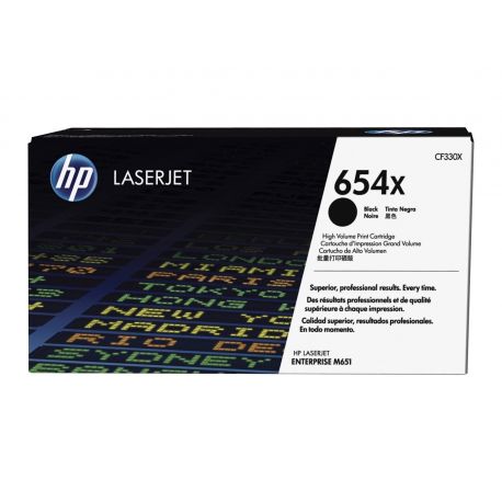Toner Hp N°654X Noir 20500 Pages Toner Hp N°654X Noir 20500 Pages
