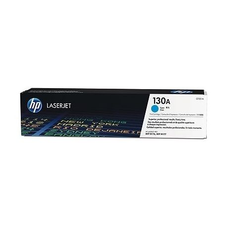 Toner Hp N°130A Cyan 1000 Pages