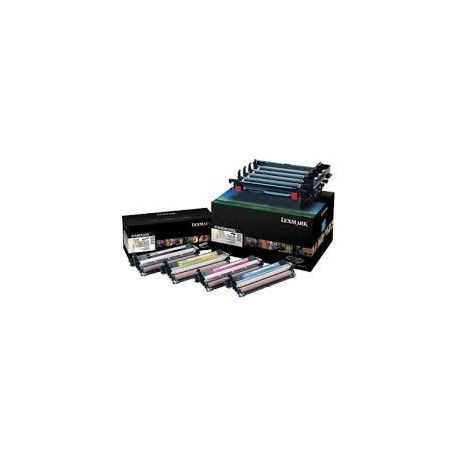 Tambour Lexmark C540X74G - Pack de 4 - Noir et Couleur 30000 Pages