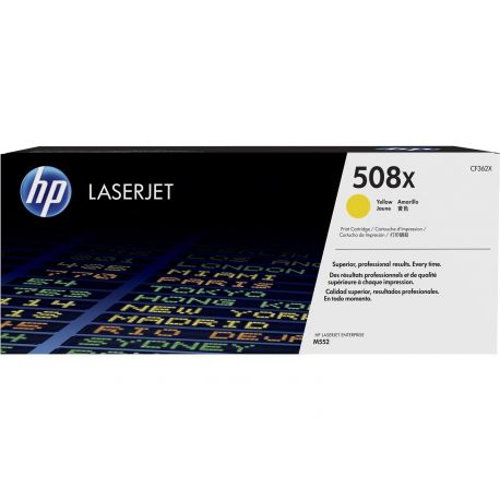 Toner Hp N°508X Jaune 9500 Pages Toner Hp N°508X Jaune 9500 Pages