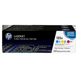 Toner Hp N°125A - Pack de 3 - Couleurs 1400 Pages