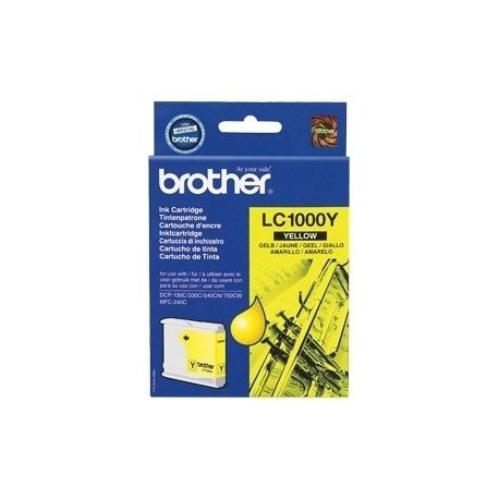 Cartouche Brother LC-1000 Jaune 400 Pages