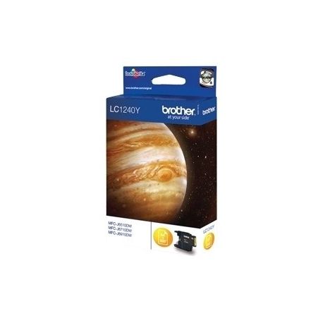 Cartouche Brother LC1240 Jaune 600 Pages Cartouche Brother LC1240 Jaune 600 Pages