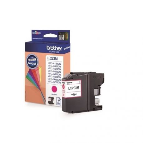 Cartouche Brother LC-223 Magenta 550 Pages Cartouche Brother LC-223 Magenta 550 Pages
