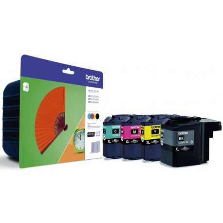 Cartouche Brother LC-229 XL - Pack de 4 - Noire et Couleurs 6000 Pages Cartouche Brother LC-229 XL - Pack de 4 - Noire et Couleurs 6000 Pages