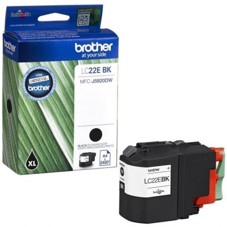 Cartouche Brother LC22E Noire 2400 Pages Cartouche Brother LC22E Noire 2400 Pages