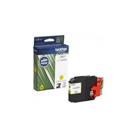 Cartouche Brother LC22E Jaune 1200 Pages Cartouche Brother LC22E Jaune 1200 Pages