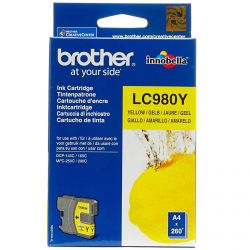 Cartouche Brother LC-980 Jaune 260 Pages