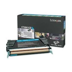 Toner Lexmark C736H1CG Cyan 10000 Pages