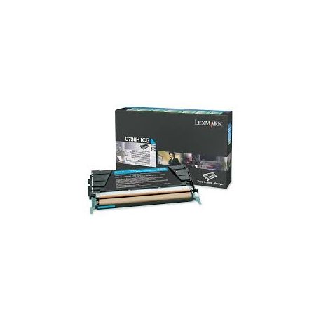 Toner Lexmark C736H1CG Cyan 10000 Pages Toner Lexmark C736H1CG Cyan 10000 Pages
