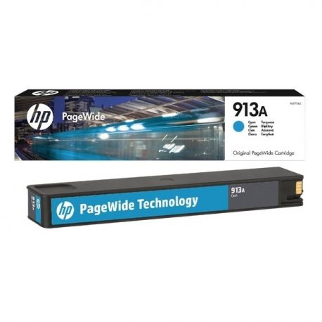 Cartouche Hp N°913A Cyan 3000 Pages