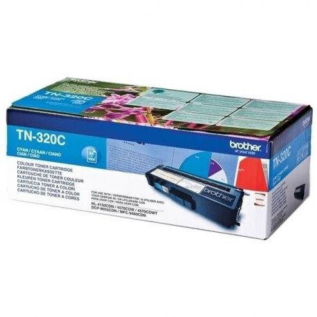 Toner Brother TN-320 Cyan 1500 Pages Toner Brother TN-320 Cyan 1500 Pages