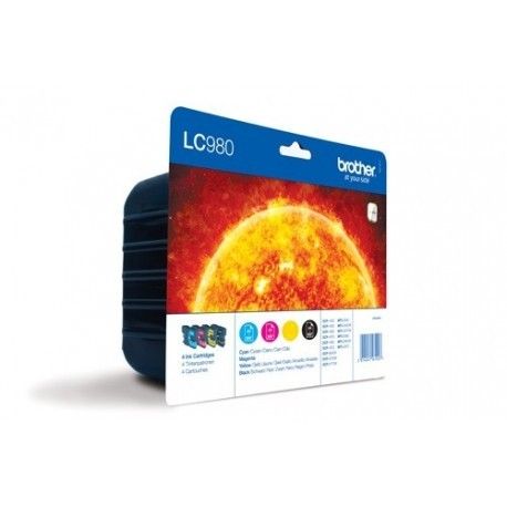 Cartouche Brother LC980 (X4) Noire Cartouche Brother LC980 (X4) Noire