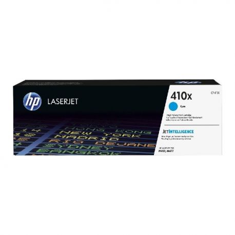 Toner Hp N°410X Pour M452 Cyan 5000 Pages