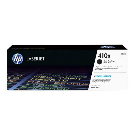 Toner Hp N°410X Pour M452 Noir 6500 Pages Toner Hp N°410X Pour M452 Noir 6500 Pages