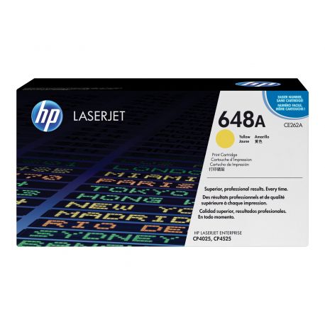 Toner Hp N°648A Jaune 11000 Pages Toner Hp N°648A Jaune 11000 Pages