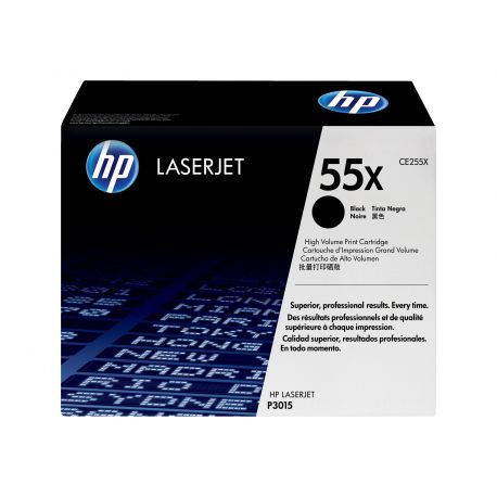 Toner Hp N°55X Pour P3015 Noir 12500 Pages Toner Hp N°55X Pour P3015 Noir 12500 Pages