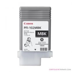 Cartouche Canon PFI-102 Noire Mate 130ML
