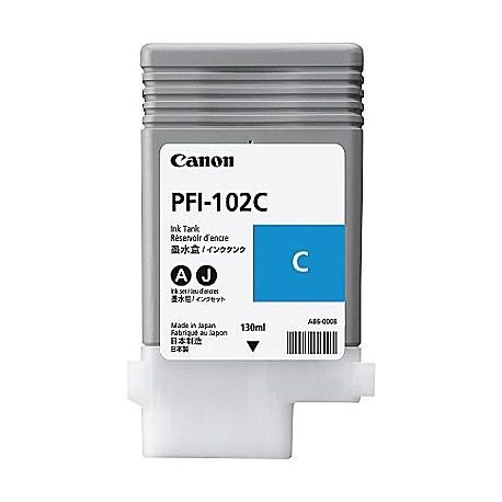 Cartouche Canon PFI-102 Cyan 130ML Cartouche Canon PFI-102 Cyan 130ML