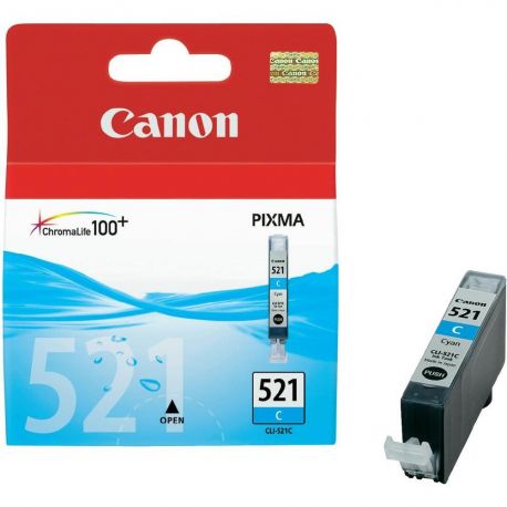 Cartouche Canon CLI-521 Cyan 9ML Cartouche Canon CLI-521 Cyan 9ML