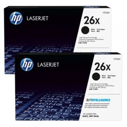 Toner Hp N°26X Pour M402 - M426 - Pack de 2 - Noir 9000 Pages