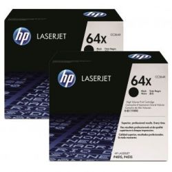 Toner Hp N°64X - Pack de 2 - Noir 24000 Pages