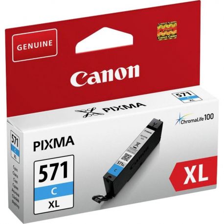 Cartouche Canon CLI-571 XL Cyan 11ML Cartouche Canon CLI-571 XL Cyan 11ML