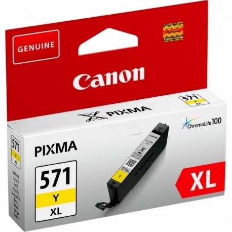 Cartouche Canon CLI-571 XL Jaune 11ML Cartouche Canon CLI-571 XL Jaune 11ML