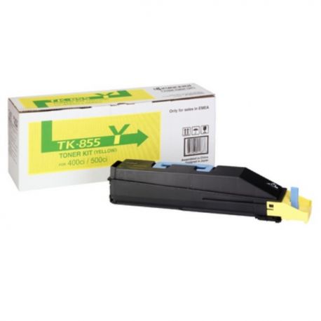 Toner Kyocera TK-855 Jaune 18000 Pages Toner Kyocera TK-855 Jaune 18000 Pages