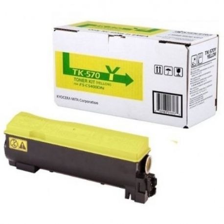 Toner Kyocera TK-570 Jaune 12000 Pages Toner Kyocera TK-570 Jaune 12000 Pages