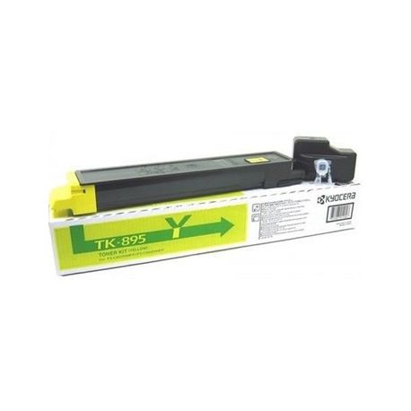 Toner Kyocera TK-895 Jaune 6000 Pages