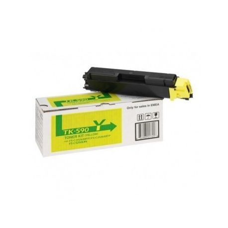 Toner Kyocera TK-590 Jaune 5000 Pages Toner Kyocera TK-590 Jaune 5000 Pages