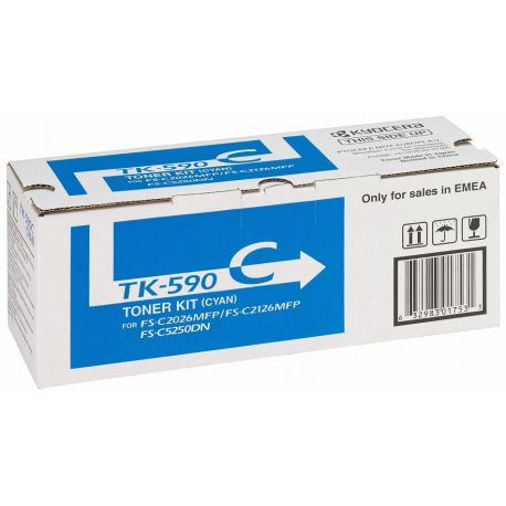 Toner Kyocera TK-590 Cyan 5000 Pages