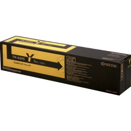 Toner Kyocera TK-8305 Jaune 15000 Pages Toner Kyocera TK-8305 Jaune 15000 Pages