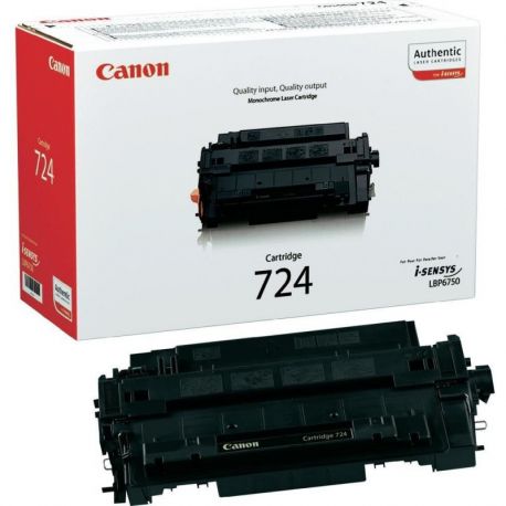 Toner Canon CRG-724 Noir 6000 Pages Toner Canon CRG-724 Noir 6000 Pages